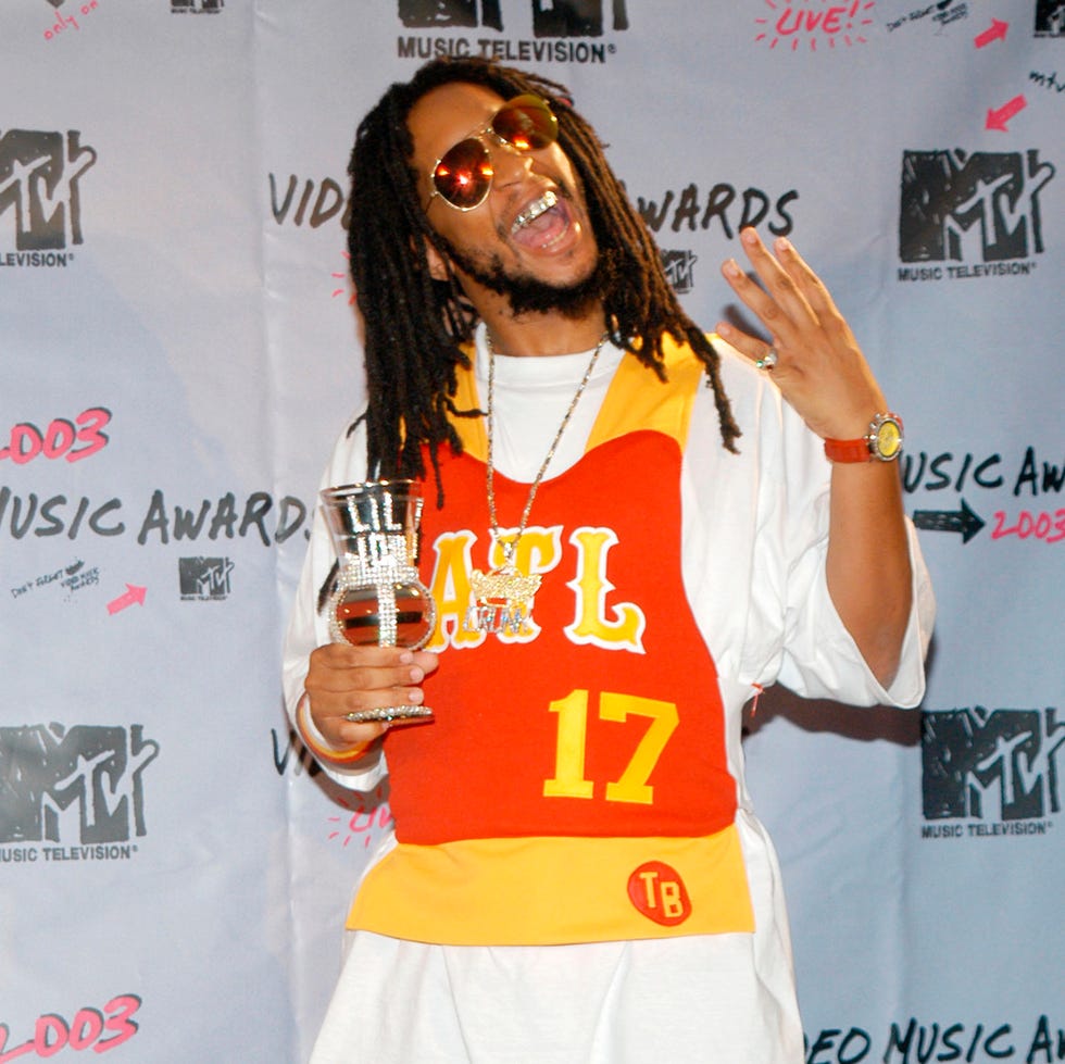 lil jon during 2003 mtv video music awards pressroom at radio city music hall in new york city, new york, united states. (photo by stephen lovekin/filmmagic)