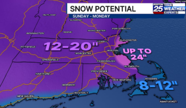 Long-duration winter storm could dump 1-2 feet of snow on Massachusetts ❄️ – Boston 25 News