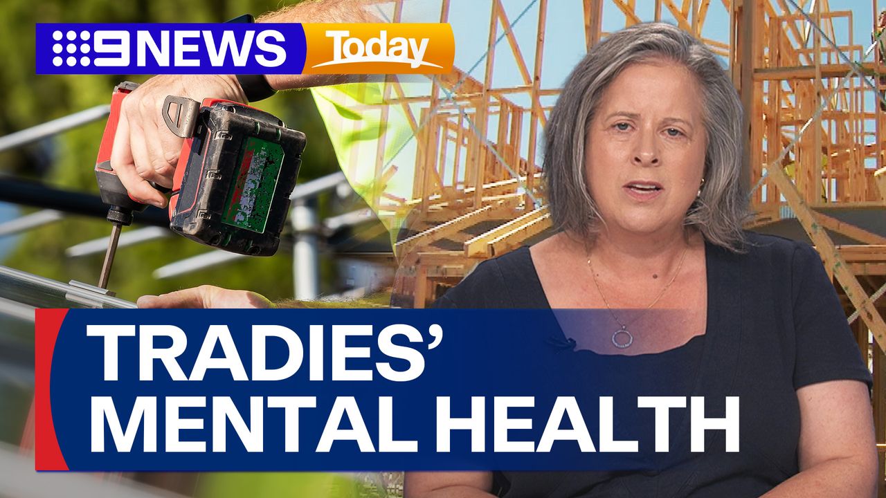 Watch 9News Latest Stories - Season 2026 - Mental health crisis for tradies in Australia's construction industry - 9Now