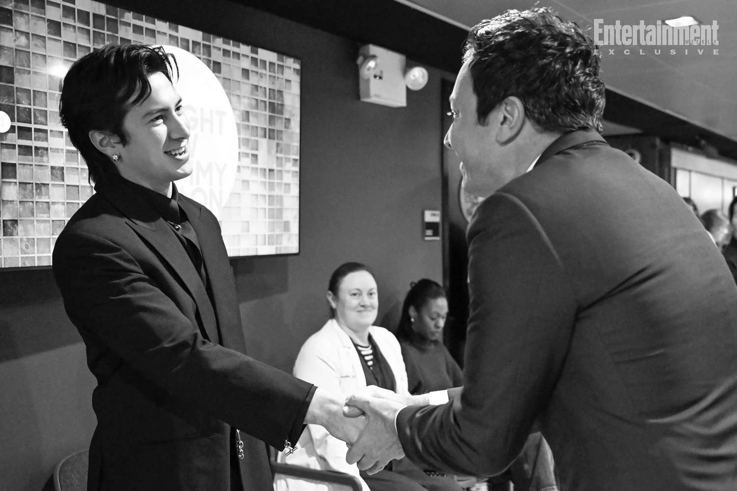 Jimmy Fallon likens fan frenzy for 'Heated Rivalry's Hudson Williams to Beatlemania