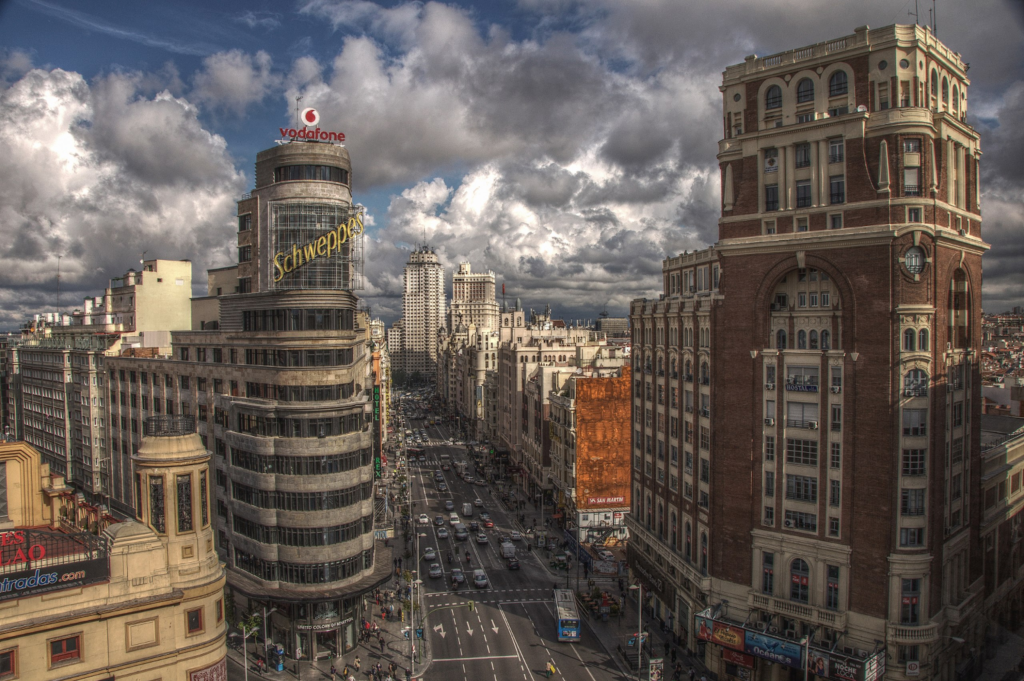 The Gran Via in Madrid is a late example of a street cutting by the authorities, a massive exercise in public planning before which most European governments would quail today.