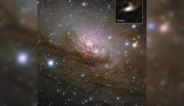 Image from NASA's James Webb Space Telescope shows black hole