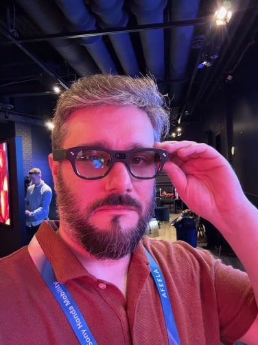 timothy werth wearing TCL RayNeo X3 Pro