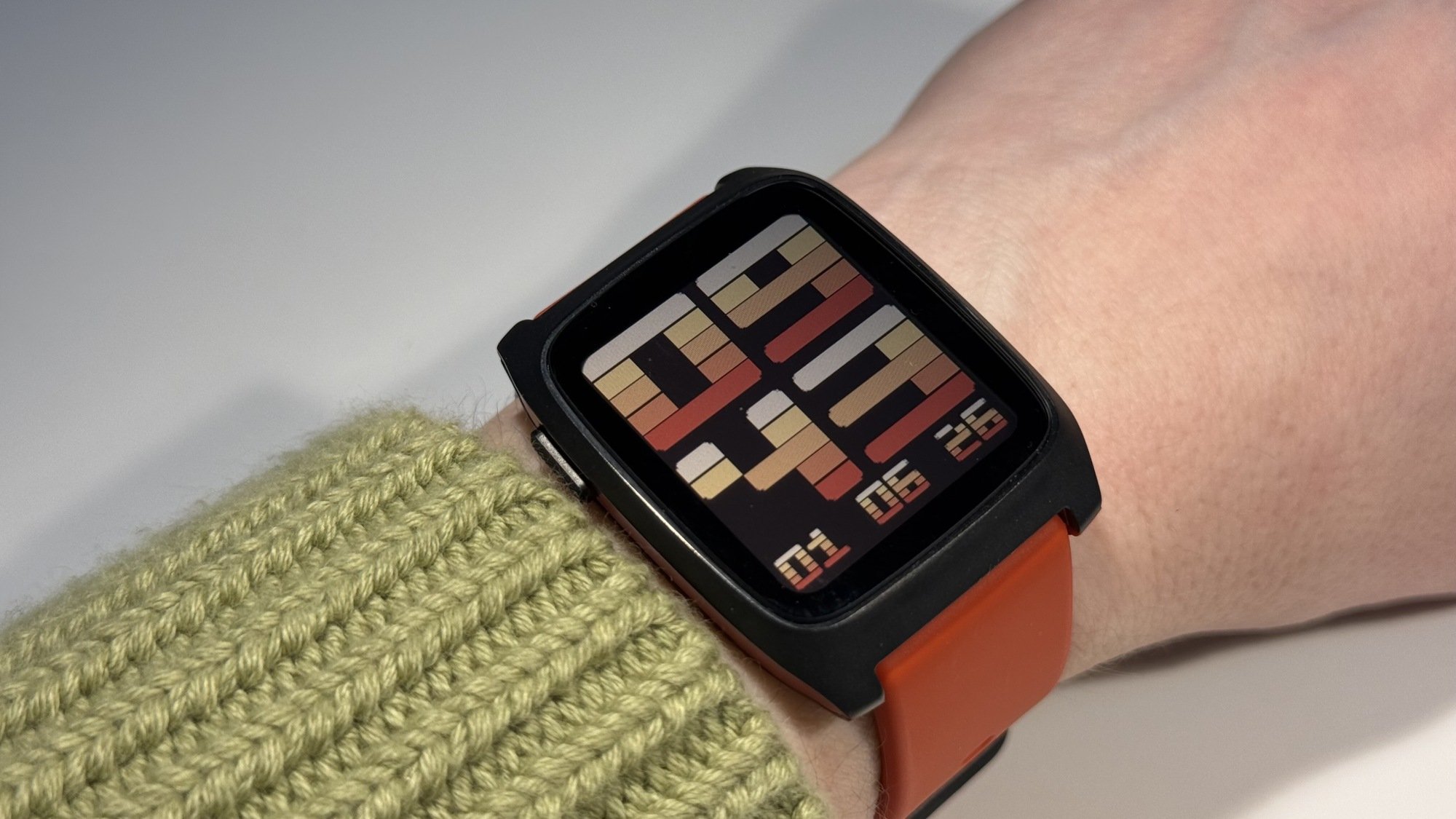 Pebble Time 2, on wrist