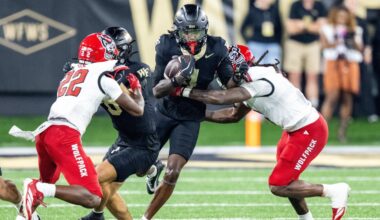 Texas hosting Wake Forest transfer WR Sterling Berkhalter