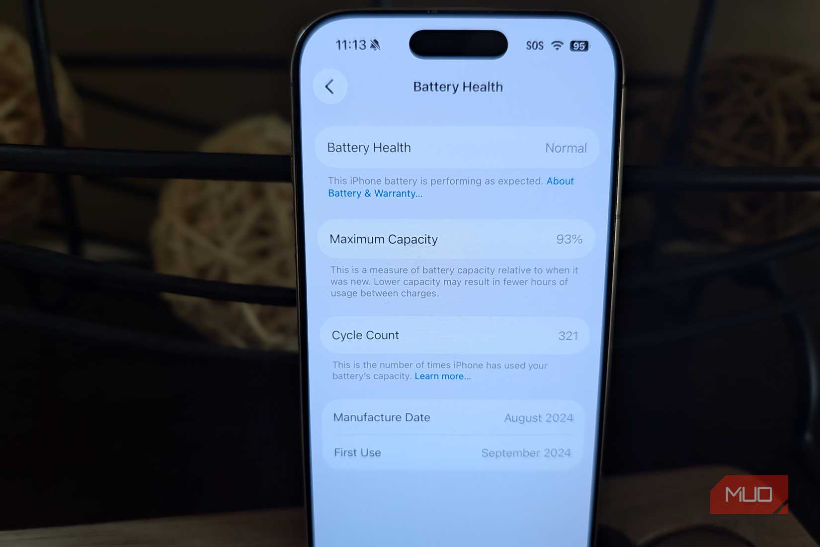 iPhone battery health
