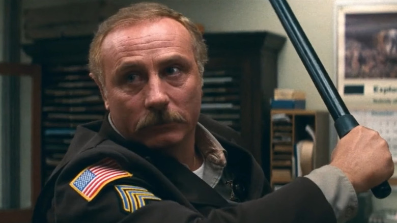 Art Galt brandishes his baton in 