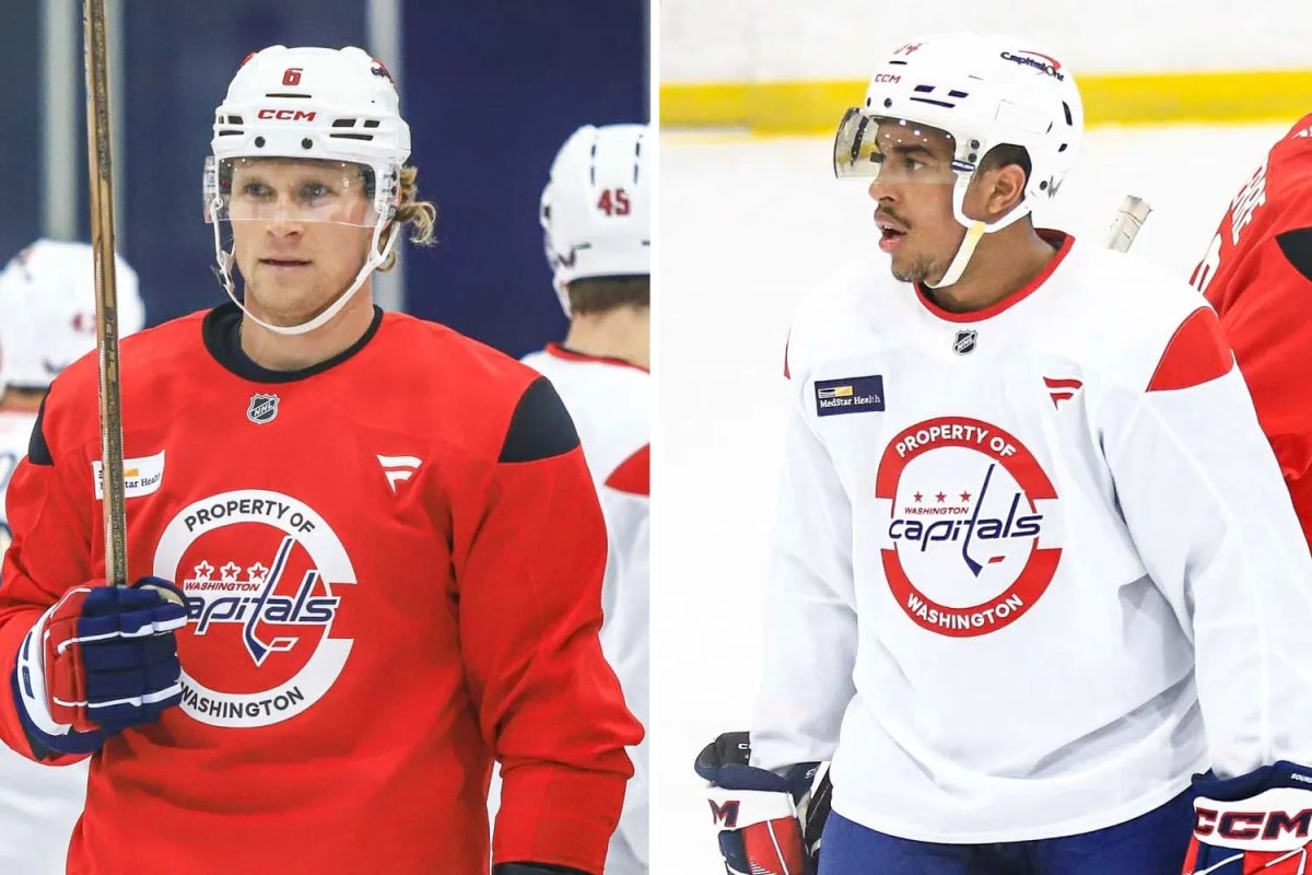 Jakob Chychrun and Justin Sourdif leave Capitals practice early ahead of two-game road trip