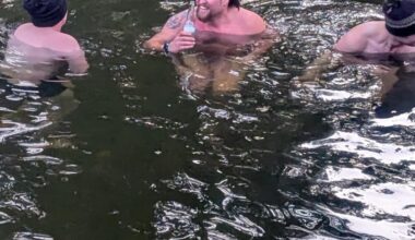 Kirk Michael man takes on icy challenge to raise awareness for mental health