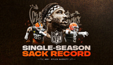 Myles Garrett breaks NFL single-season sack record