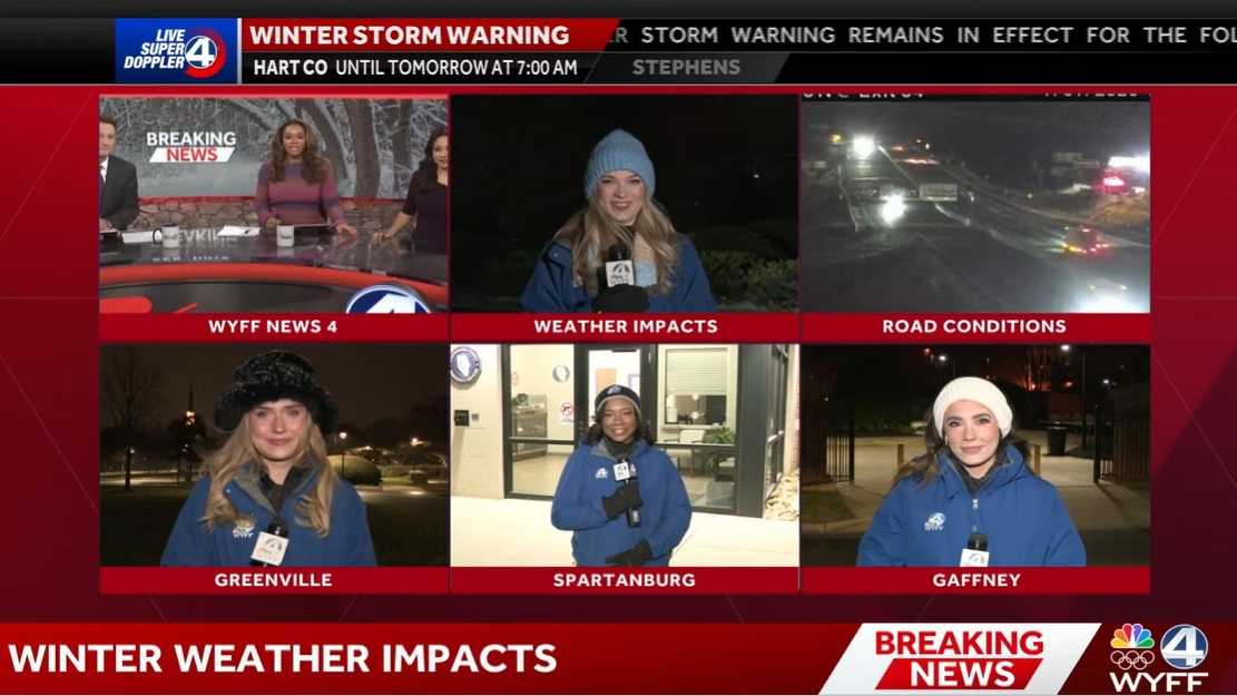 South Carolina snowstorm 2026