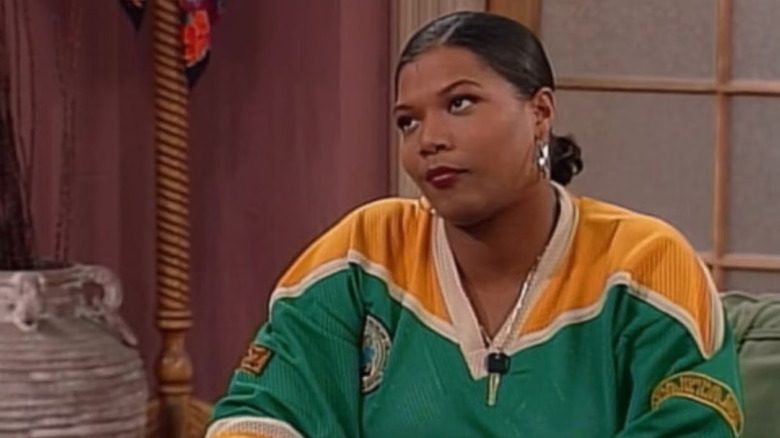 Khadijah (Queen Latifah) is not impressed in Living Single