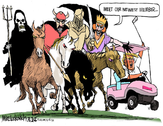 Cartoon by Mike Luckovich