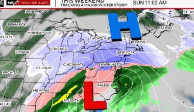 Snow and frigid weather in the Boston forecast this weekend, as monster storm moves across the U.S.
