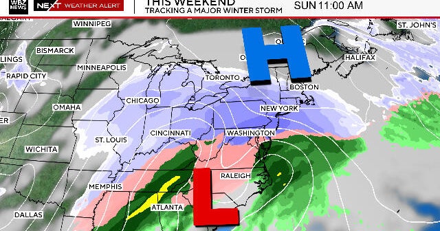 Snow and frigid weather in the Boston forecast this weekend, as monster storm moves across the U.S.