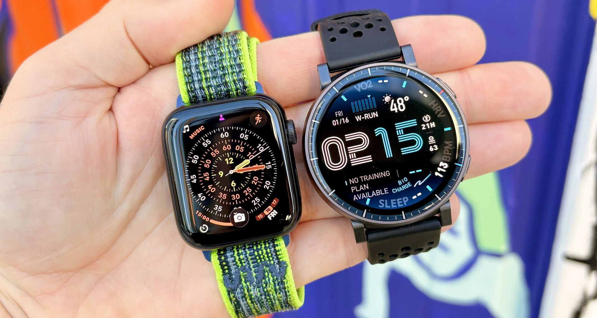 I walked 7,500 steps with the Apple Watch SE 3 vs Amazfit Active Max — and there's a clear winner
