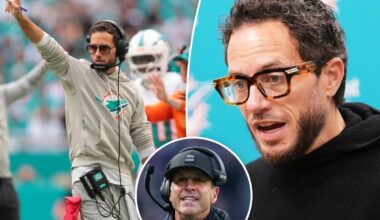 Mike McDaniel fired by Dolphins as John Harbaugh intrigue mounts