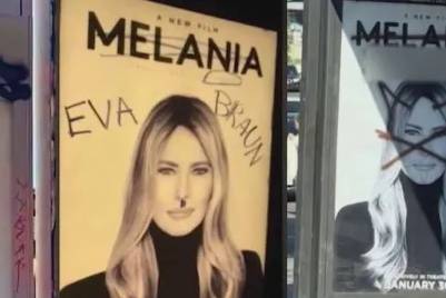 Posters promoting the Amazon documentary Melania were so thoroughly defaced in Los Angeles that the city’s metro officials had to move buses bearing the film’s ads to areas with less graffiti