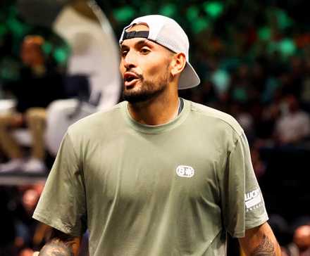 Nick Kyrgios during Battle of the Sexes
