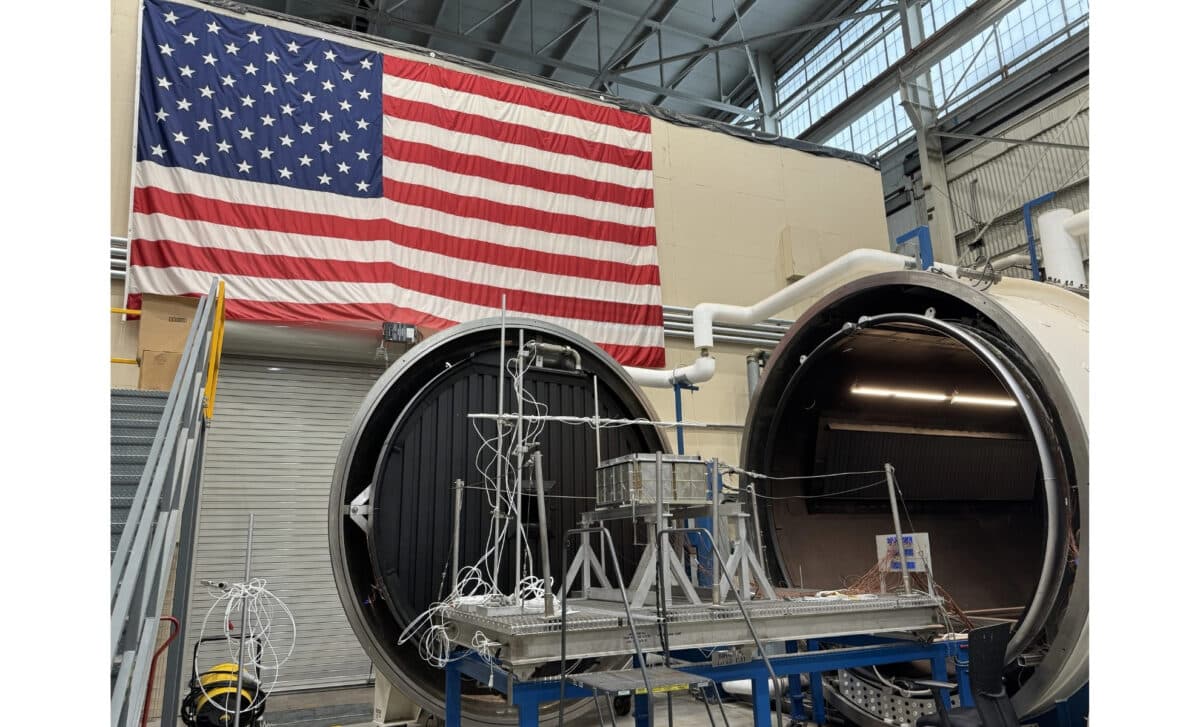 Nasa’s Starburst Instrument Outside A Thermal Vacuum Chamber At Nasa’s Marshall Space Flight Center In Huntsville, Alabama.