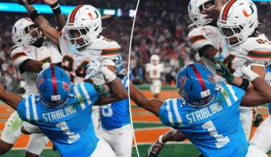 Ole Miss-Miami game ends on failed Hail Mary