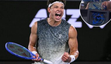 Ben Shelton signs camera USA till its backwards after Australian Open win