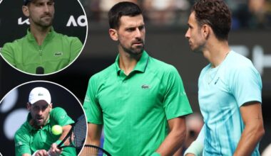 Novak Djokovic feels slighted about 'chasing' Jannik Sinner, Carlos Alcaraz