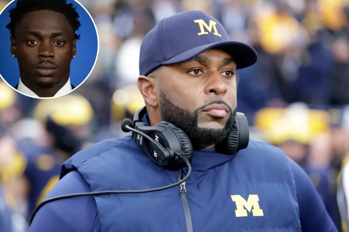 Michigan receiver claims teammates ‘blackmailed’ Sherrone Moore during affair scandal