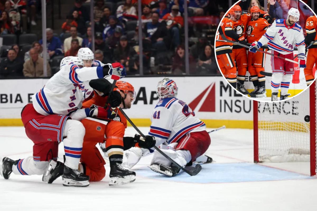Rangers lack fight and prove no match for Ducks in road loss