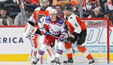 Gabe Perreault taking big steps as Rangers' retool questions mount