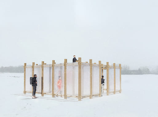 Glaciate by Toronto Metropolitan University, Department of Architectural Science (Canada), in collaboration with Ming Chuan University, School of Design (Taiwan): Finn Ferrall, Nicholas Kisil, Marko Sikic, and Vincent Hui