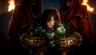 A woman is carried to a jail.