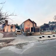 A house designed by Greg Chasen that survived the Palisades fire