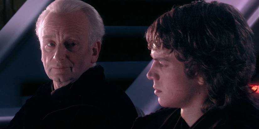 Palpatine talking to Anakin in Star Wars: Episode III - Revenge of the Sith.