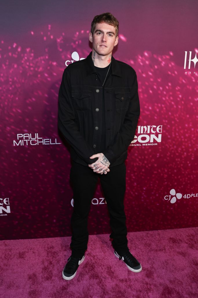 Presley Gerber attends a premiere for the documentary "Infinite Icon: A Visual Memoir" in Los Angeles, California