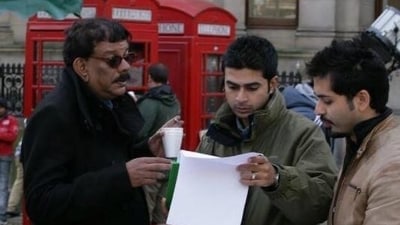 Priyadarshan shared a throwback picture with Aditya Dhar from one of their previous collaborations. (Instagram)