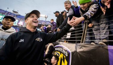 John Harbaugh Writes Letter Thanking Ravens Fans