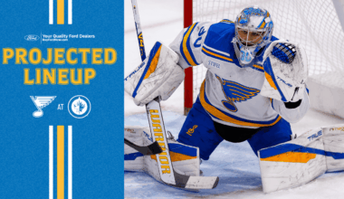 Projected Lineup: Jan. 20 at Winnipeg