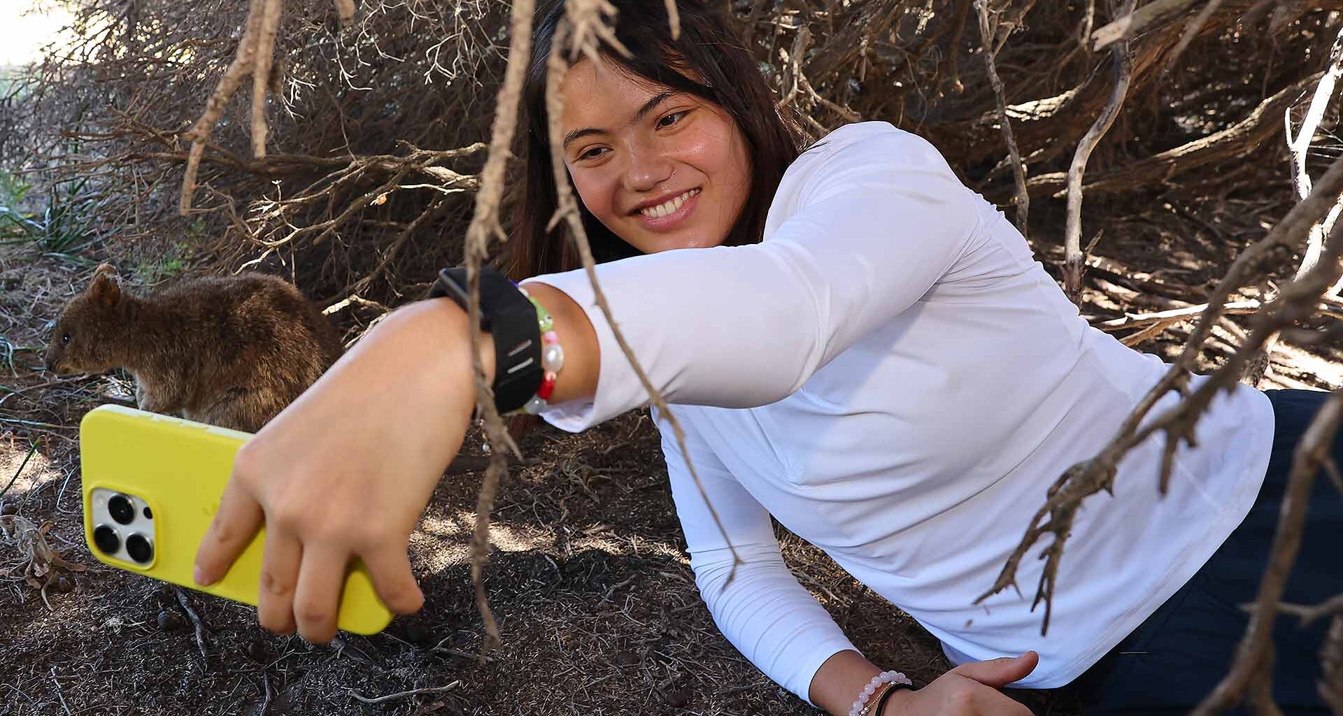 Raducanu, Osaka visit Rottnest Island on eve of United Cup | News Article | United Cup