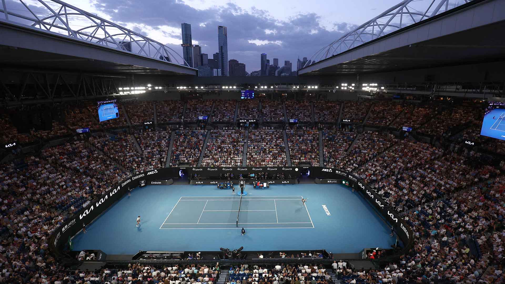 The Australian Open concludes Sunday, 1 February with the men's singles final.