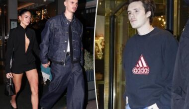 Brothers Romeo and Cruz Beckham enjoy double date with girlfriends amid family feud