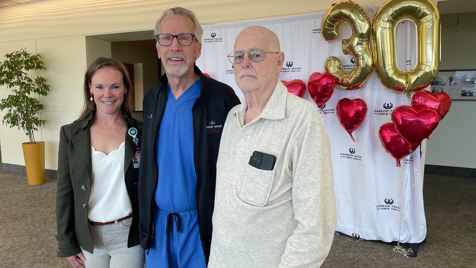 Carson City man thanks Carson Tahoe heart surgeon 30 years to the day of his double bypass operation