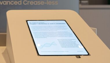 Foldable iPhone's Crease-Free Display Tech Spotted at CES 2026