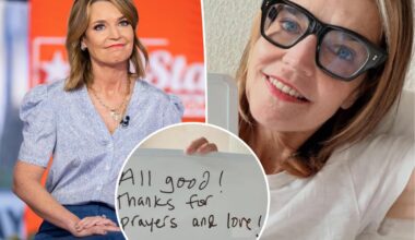 Savannah Guthrie gives health update after undergoing vocal cord surgery