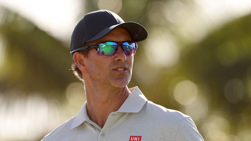Adam Scott and Lucas Glover have been selected by the Player Directors to run for PAC Chairman via election of the TOUR’s voting membership. (Mike Mulholland/Getty Images)