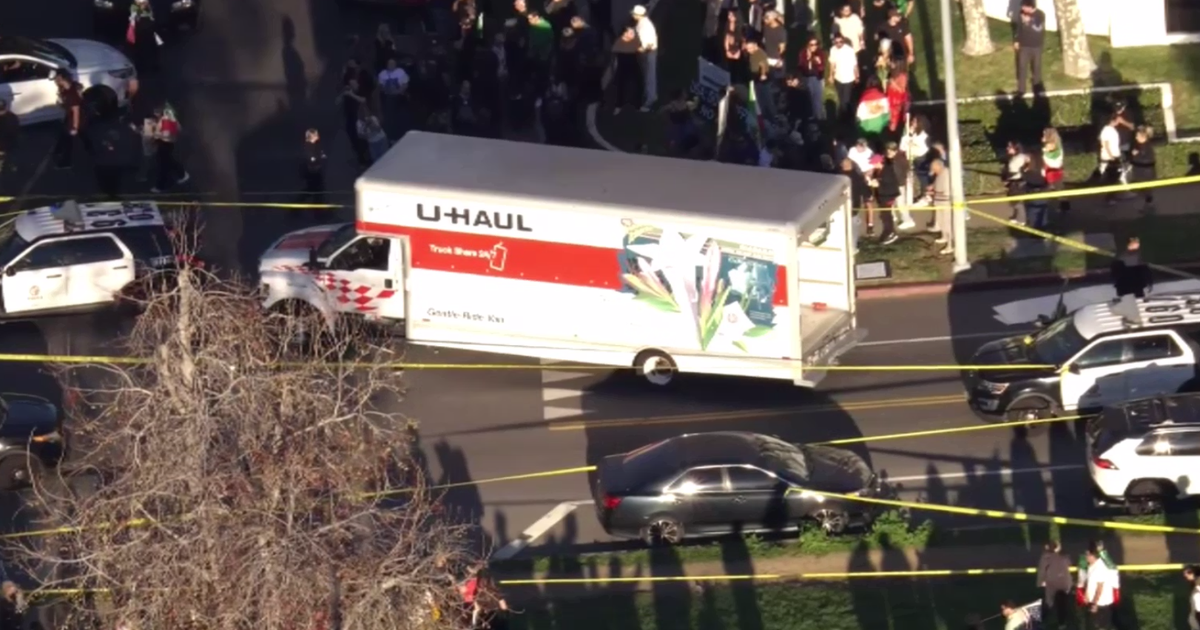 U-Haul truck drives into large crowd in Los Angeles during anti-Iranian regime rally