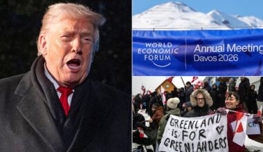 Trump-Davos latest: UK 'letting us down', US says - ahead of Trump speech after Greenland warning | World News