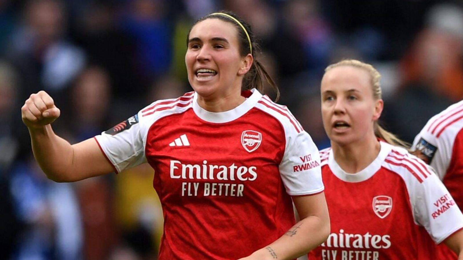 Chelsea 0-2 Arsenal: Beth Mead, Mariona Caldentey strike to move Gunners point off Blues as champions' WSL title hopes suffer blow | Football News