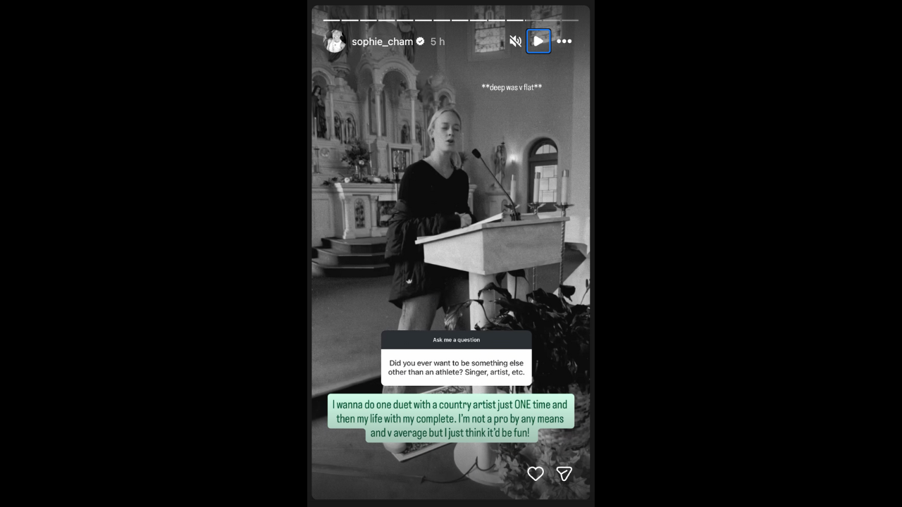 Sophie Cunningham reveals alternative career choice