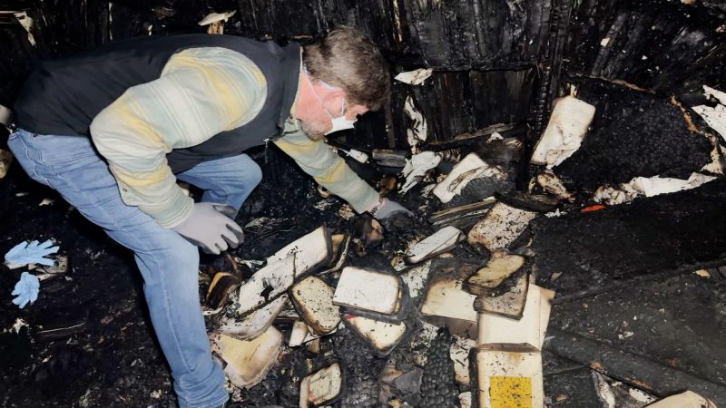 Mississippi synagogue prayer books, Moses sculpture and a holy horn are among items ruined or last after alleged arson